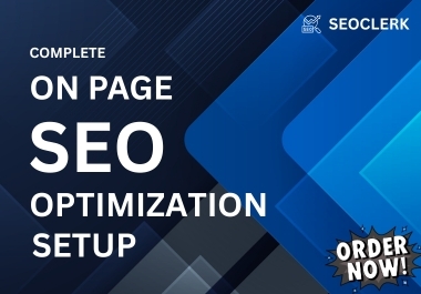 Complete On-Page SEO Optimization Setup for Google Ranking