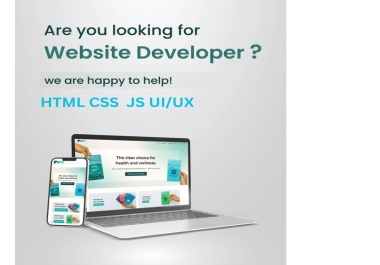 Expert Web Developer for Business Websites HTML,  CSS,  JS,  React,  Next. js