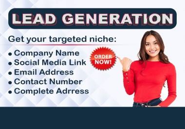 I can generate high-quality leads tailored to your specific niche.