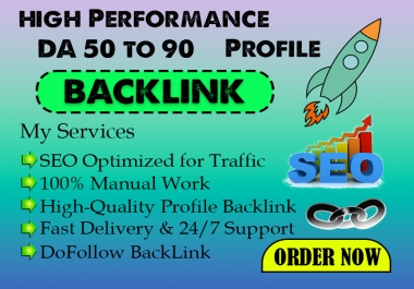 Get 200 High DA Profile Backlinks - Premium SEO Service to Boost Rankings