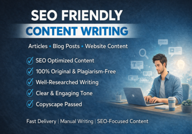I will do 1000 words high quality SEO content writing