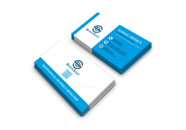 I will design a professional business card for your brand