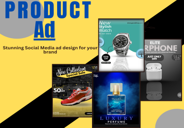 Stunning Product Ad Designs for Social Media