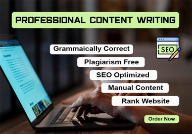 I will create 3 x 500 words professional content writing for your website