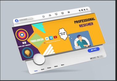 I will design facebook cover,  youtube baner and thambil,  facebook ads design, graphic design.