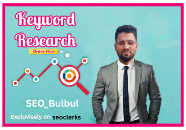 I will do advanced SEO keyword research and competitor analysis your website