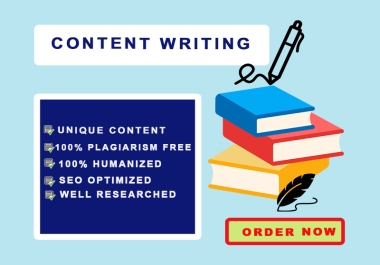 I will write 1000 x 2 words High quality SEO optimized content for your blog post