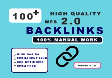 I will create 100 Unique DA & PA backlinks to rank first On Google