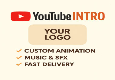 I will create a custom animated intro and outro that instantly grabs attention