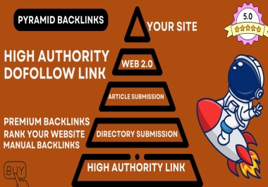 High Quality 400 Pyramid Tier Backlinks Safe SEO Link Building Strategy