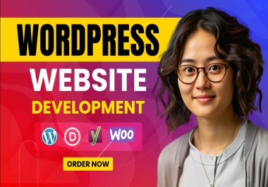 I will build wordpress website development,  clone,  design,  redesign wordpress website