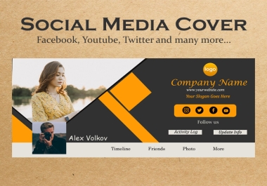 I will design creative and custom profefssional facebook cover.