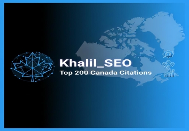 I will do top 200 Canada local citations for local business SEO