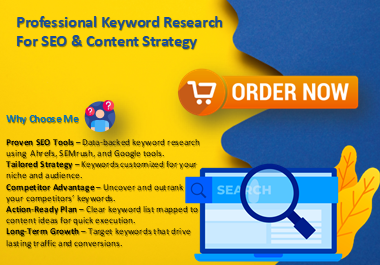 I Will Do In-Depth SEO Keyword Research For Higher Google Ranking