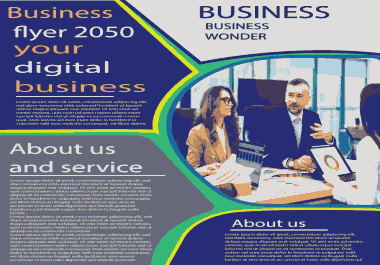 I will design a professional flyer for your business or event