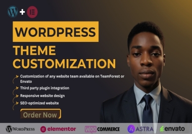 I will create a custom WordPress website for your business or brand