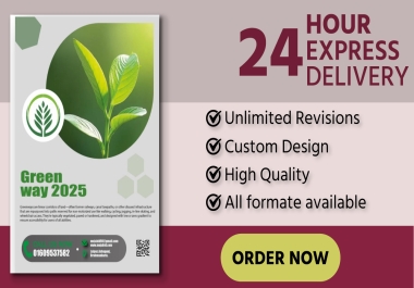 I Will Create an Eye Catching Flyer for Any Purpose