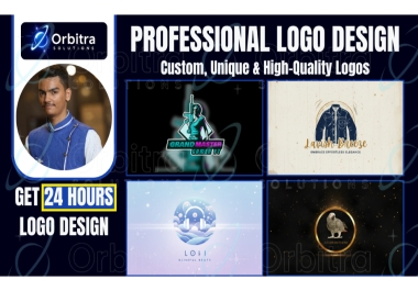 I will design modern minimalist logo for business or brand