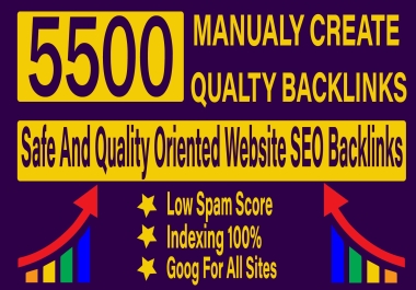 5500 Safe And Quality Oriented Any Website SEO Do-follow Backlinks