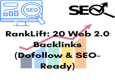 20 Manual Web 2.0 Backlinks Unique+SEO Ready