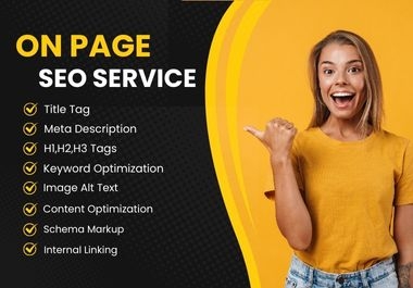 I Will Provide Professional On-Page SEO Service.