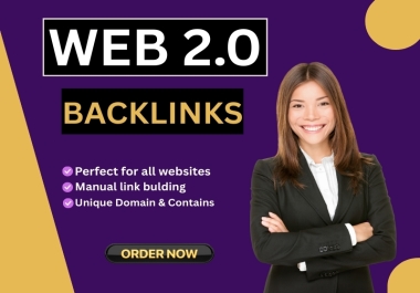 I will generate 50 High Authority Web 2.0 Backlinks on High DA Websites