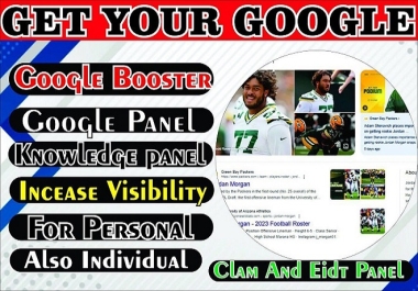 I will create a perfect google knowledge panel or knowledge graph for you and company