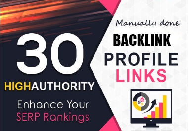 30 Profile Backlink Links On High Authority