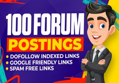 Paypal Accepted - 100 high quality forum posting