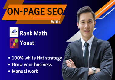 I will provide top quality on page SEO optimization using Rank Math and Yoast