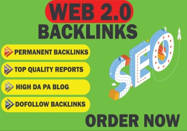 Web 2.0 Dofollow SEO Backlinks with High Authority