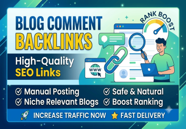 I will create high quality DA PA blog comment backlinks for SEO ranking