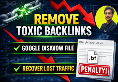 I will remove bad,  spammy backlinks to boost local business SEO