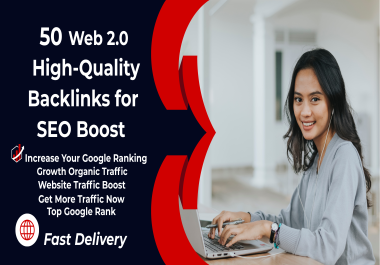 I will provide quality Web 2.0 backlinks to increase  traffic