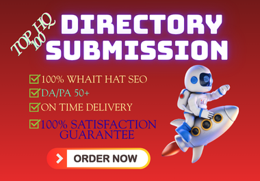 I will provide 100 manual do-follow Directory backlinks to skyrocket your SEO.