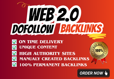 I will create powerful SEO optimized Web 2.0 backlinks for higher Google ranking