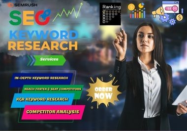 I will provide SEO keyword research & competitor analysis for your website to rank fast.