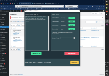 WordPress Comments AutoPoster - Create Unlimited WordPress Comments Backlinks
