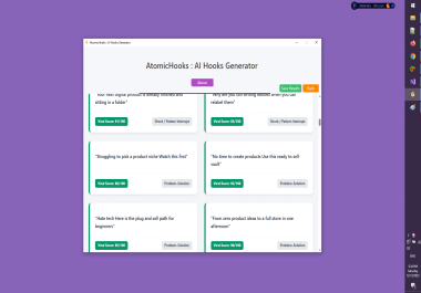 AtomicHooks AI Viral Hooks Generator