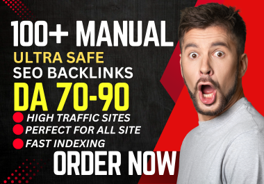 I will provide 100+ manual ultra safe seo backlinks service mix backlinks