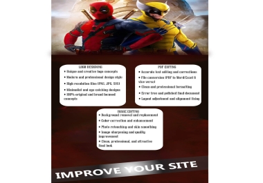 Professional Photo Editing,  PDF Editing & Creative Logo Design Services