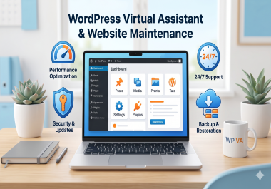 I will maintain,  update,  and secure your WordPress website