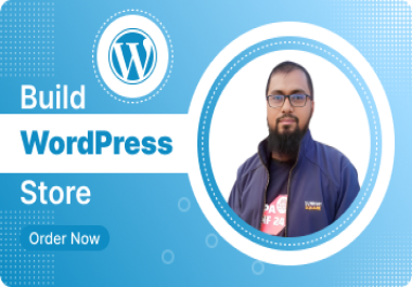 I will build a professional WordPress ecommerce store with WooCommerce