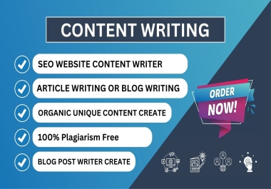 1000 words Professional SEO Content Writing Blog & Article Writing