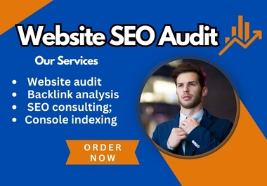 I will do provide website audit Backlink analysis report to fix errors