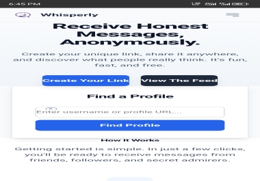 Whisperly,  Anonymous Message PHP Script