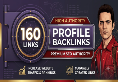 I Will Create 160 Profile Backlinks To Boost Your Website Rankings