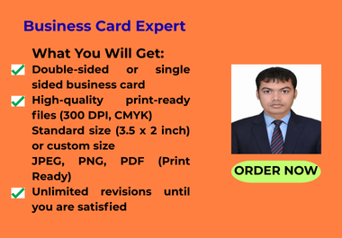 I will design a modern,  and creative business card that will develop your businessss