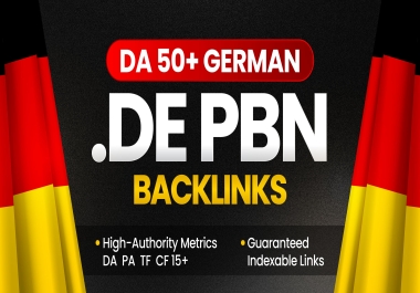 50 High-Authority. DE Backlinks to Boost Your Rankings
