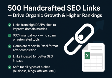 500 Premium Manual SEO Backlinks to Skyrocket Google Rankings & Authority